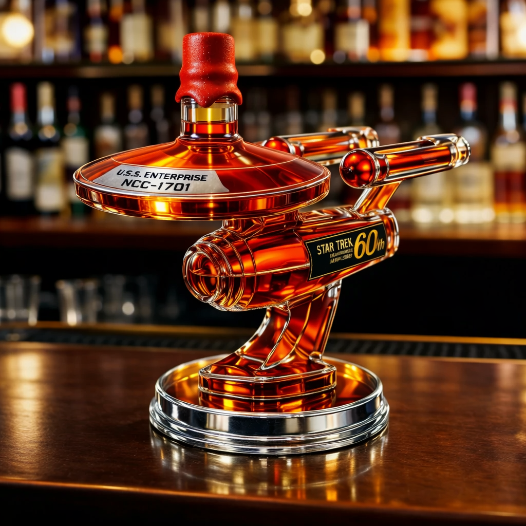 Whisky Decanter | Van De 60E Verjaardag Van De Uss Enterprise