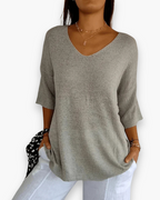 Elegante V-hals top voor dames | Casual comfort