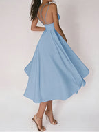 Charline - Elegante Jurk Met V-Hals