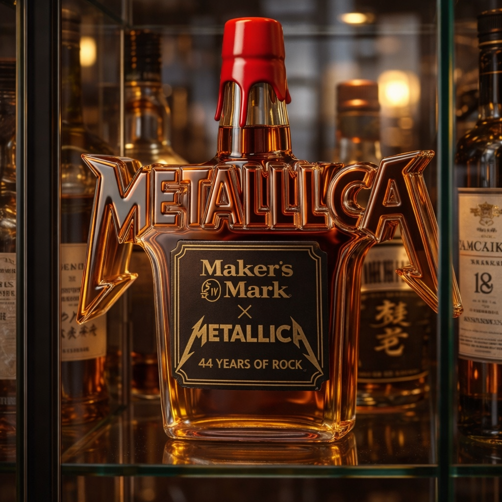Whisky Decanter | Rock Metallica Editie