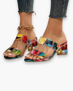 Elegante Blokhakken Sandalen Voor Dames | Zomers