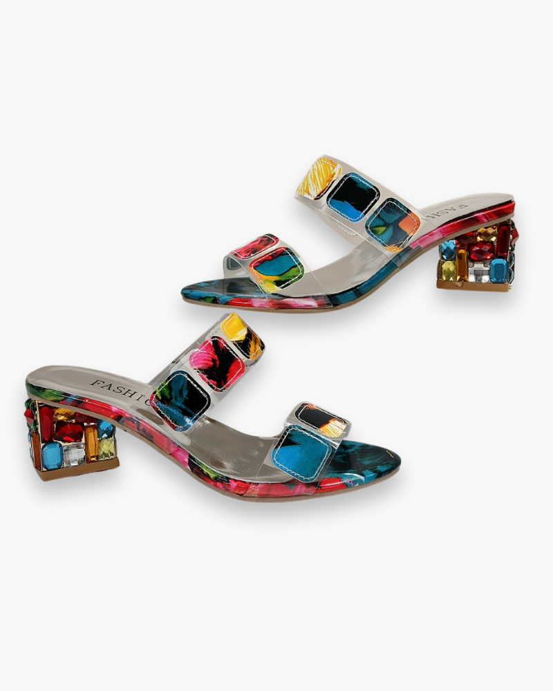 Elegante Blokhakken Sandalen Voor Dames | Zomers