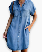 Elegante overhemdjurk voor dames | Mini Elegant