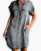 Elegante overhemdjurk voor dames | Mini Elegant