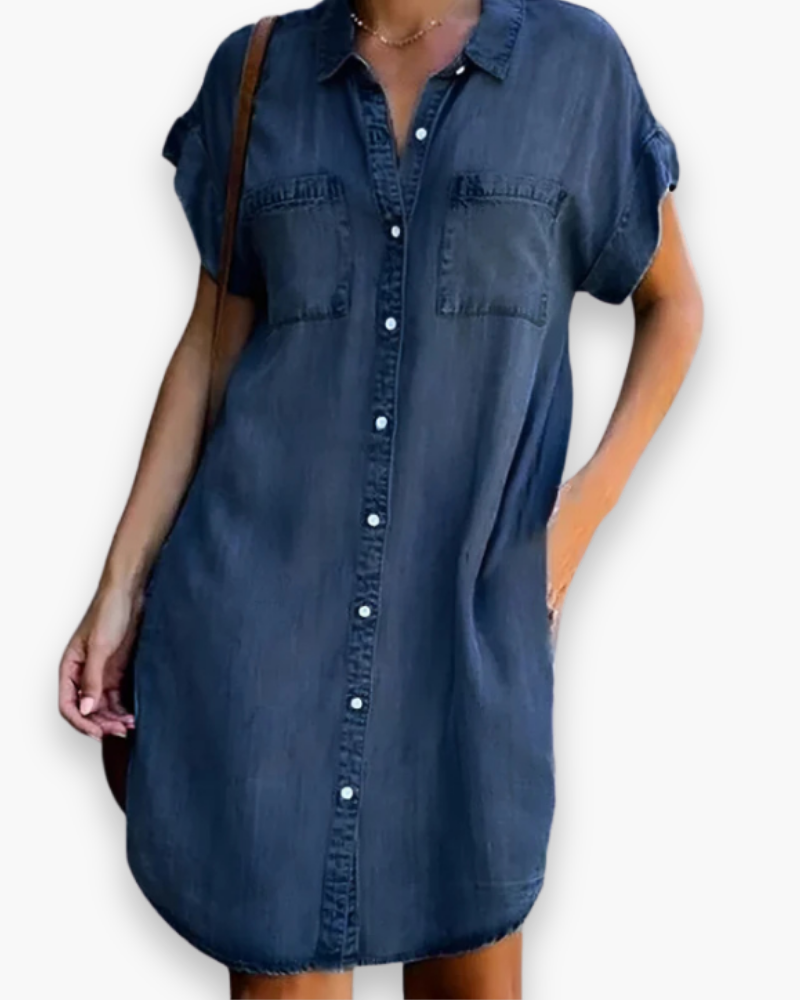 Elegante overhemdjurk voor dames | Mini Elegant