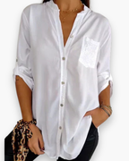 Casual Paillettenblouse Voor Dames | Chic