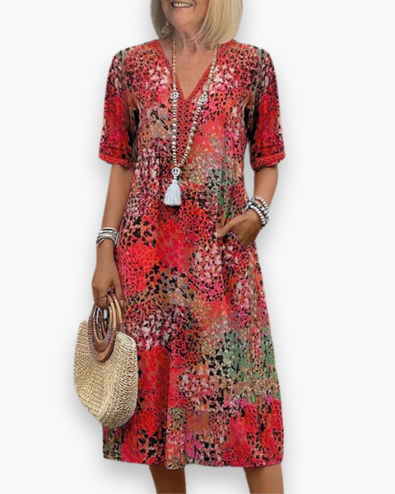 Elegante midi-jurk voor dames | Dagelijks comfort & charme