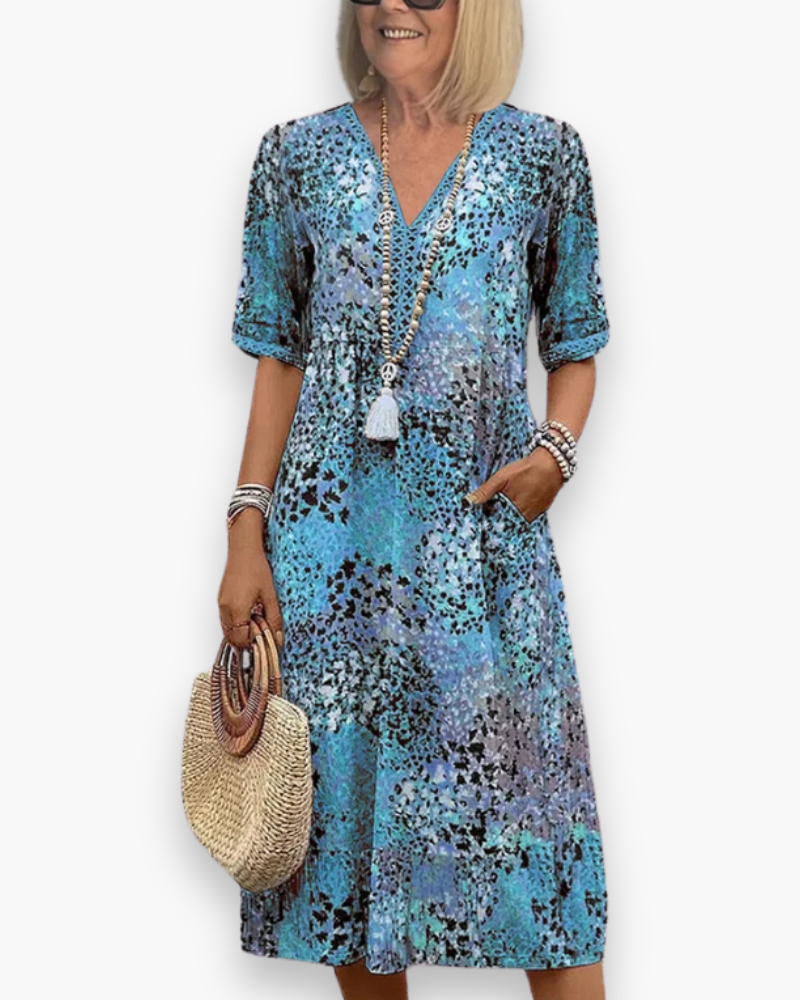 Elegante midi-jurk voor dames | Dagelijks comfort & charme