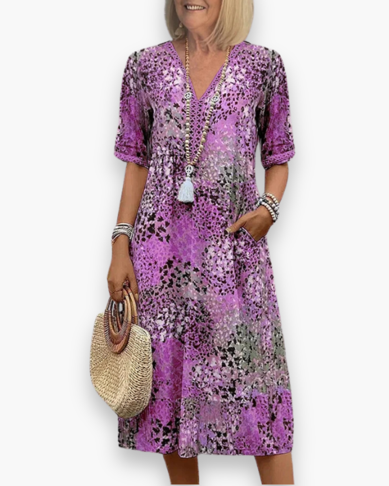 Elegante midi-jurk voor dames | Dagelijks comfort & charme