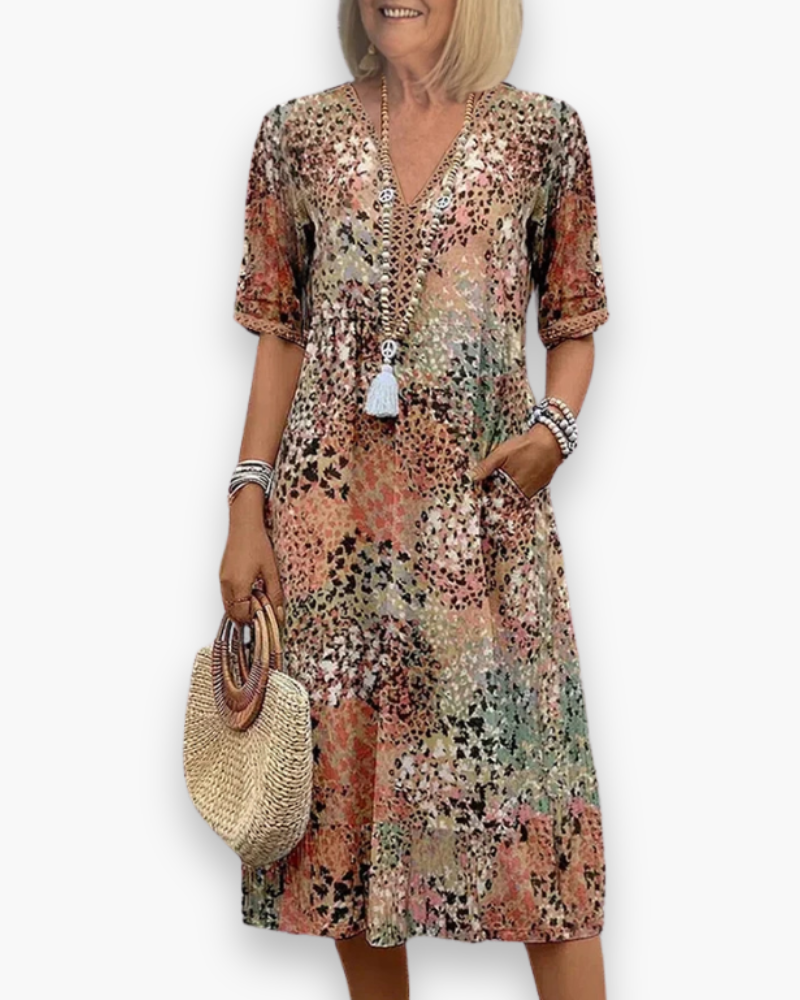 Elegante midi-jurk voor dames | Dagelijks comfort & charme