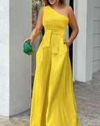 Remi Jumpsuit Met Wijde Pijpen