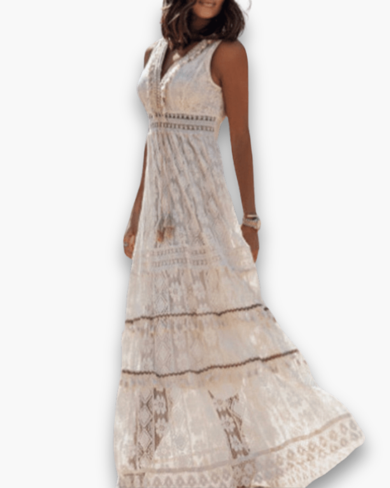 Elegante maxi jurk voor dames | Zwierig en luchtig