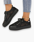 Elegante lage sneakers voor dames | Ademend en zomers