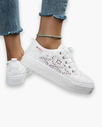 Elegante lage sneakers voor dames | Ademend en zomers