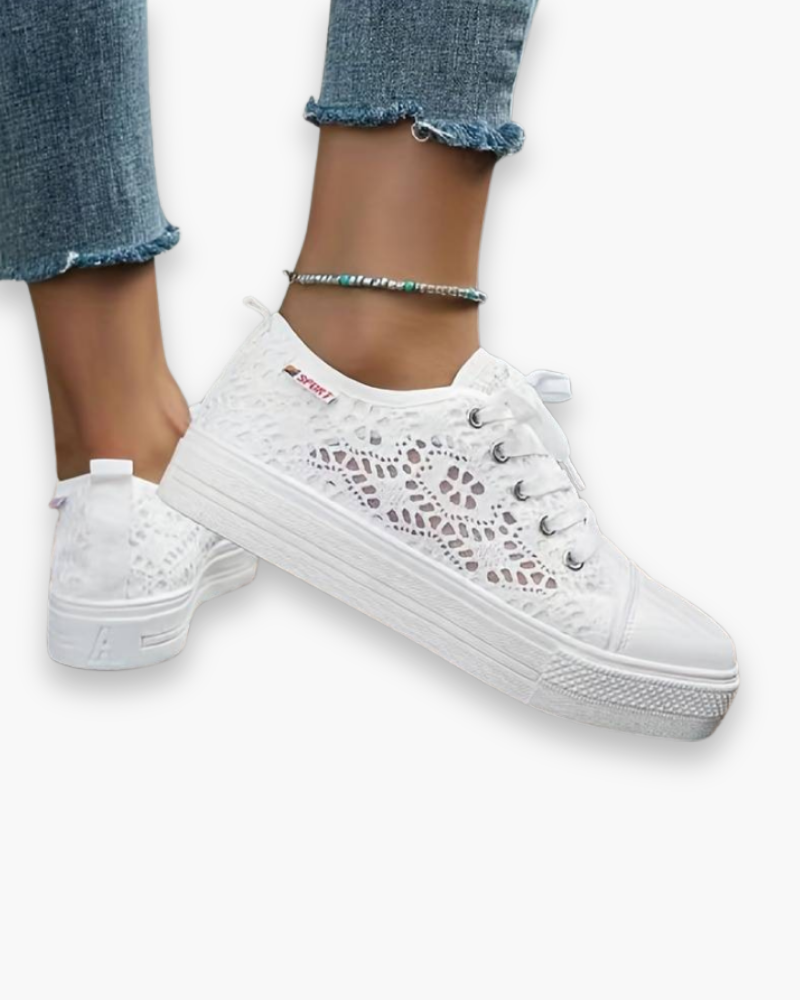 Elegante lage sneakers voor dames | Ademend en zomers