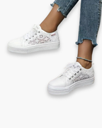 Elegante lage sneakers voor dames | Ademend en zomers