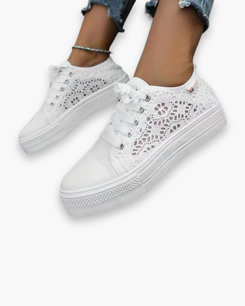 Elegante lage sneakers voor dames | Ademend en zomers
