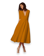 Elegante midi-jurk voor dames | Comfortabel en vrouwelijk
