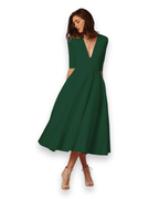 Elegante midi-jurk voor dames | Comfortabel en vrouwelijk