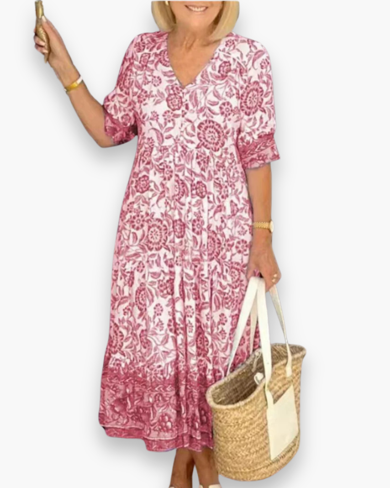 Elegante jurk voor dames | Ademend en zomers