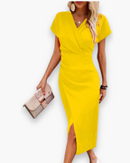Elegante midi-jurk voor dames | Slank silhouet
