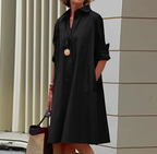 Nathalie - Elegante Overhemdjurk