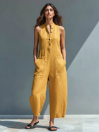 Lallie™ Elegante Mouwloze Jumpsuit