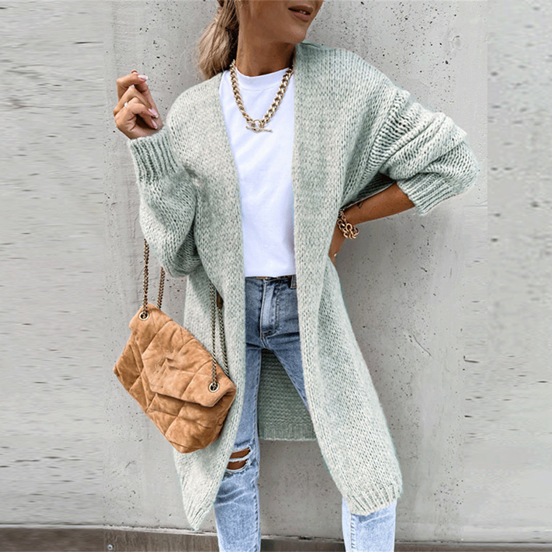 Dames Cardigan Gebreid Los Comfortabel