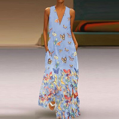 Simone - Luchtige Maxi Jurk