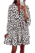 Chantal - Trendy Panterprint Jurk