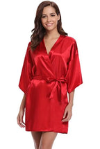 Dana - Sexy Satijnen Kimono