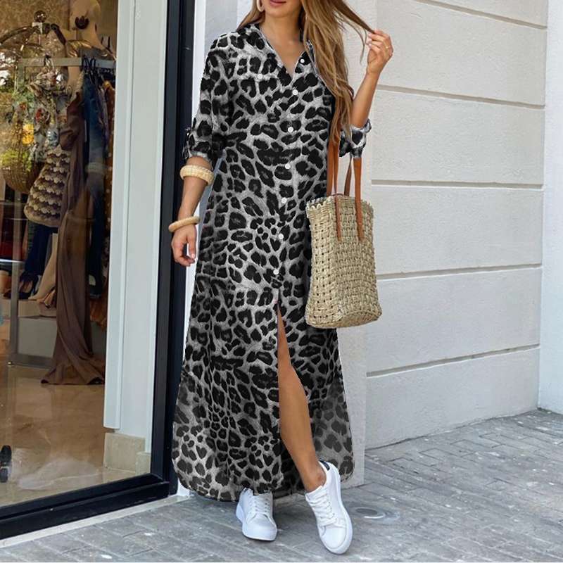 Zara - Jurk Met Luipaardprint En Trendy Uitsnijding