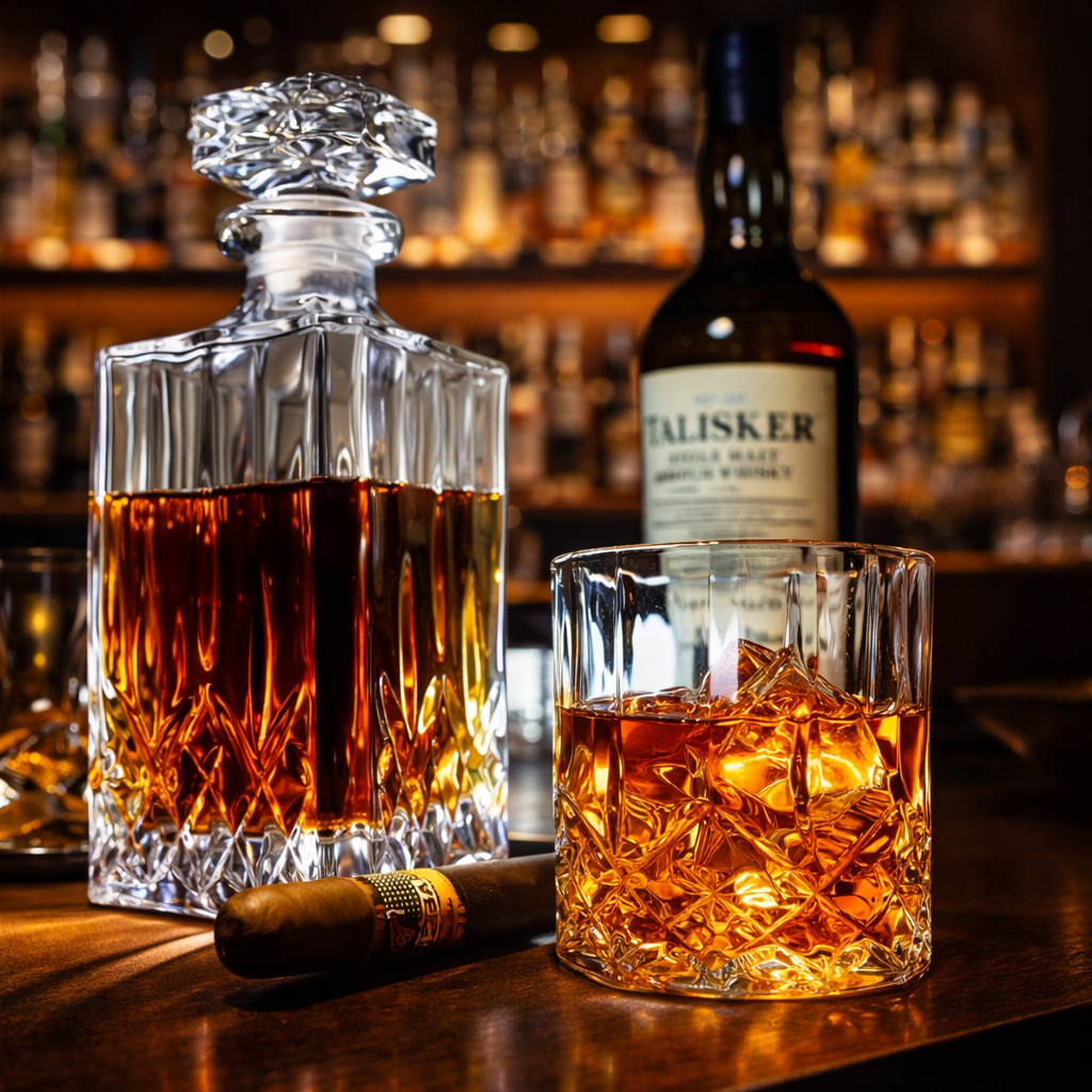 Whisky Decanter | Set Met Fles En Glas