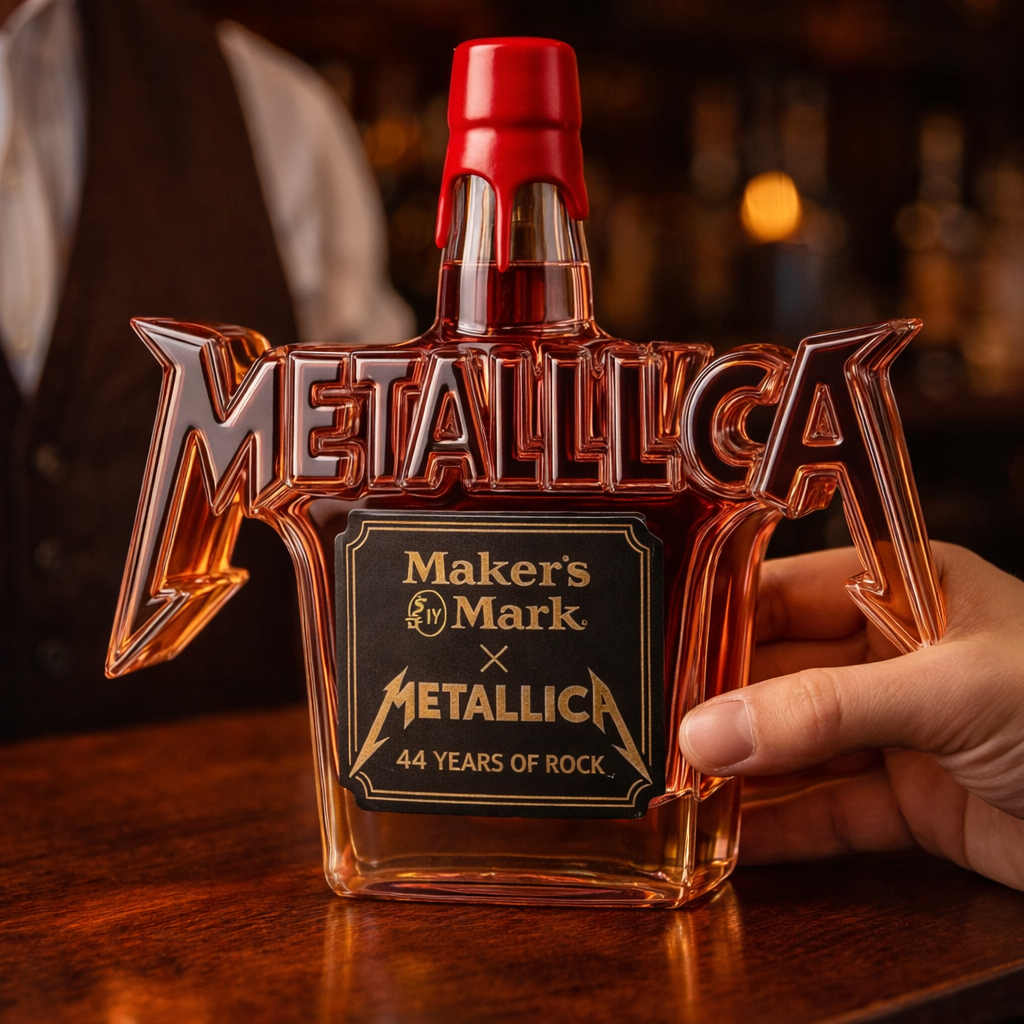 Whisky Decanter | Rock Metallica Editie
