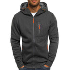 Heren Trui Met Rits Capuchon Sportief Comfortabel
