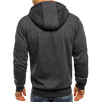Heren Trui Met Rits Capuchon Sportief Comfortabel