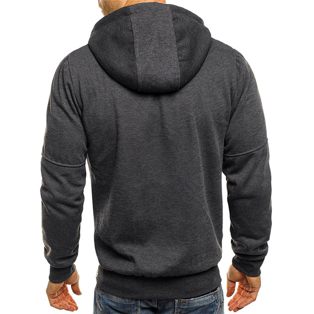 Heren Trui Met Rits Capuchon Sportief Comfortabel
