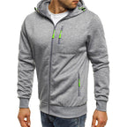 Heren Trui Met Rits Capuchon Sportief Comfortabel