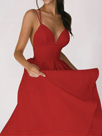 Charline - Elegante Jurk Met V-Hals