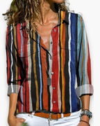 Elegante Blouse Voor Dames met Print | Licht en Ademend