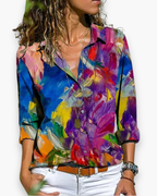 Elegante Blouse Voor Dames met Print | Licht en Ademend