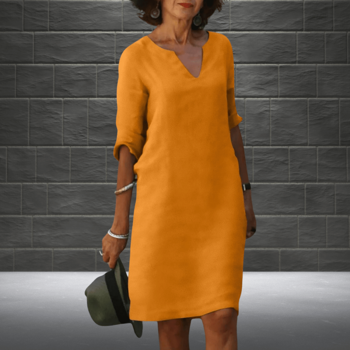 Sandra - Comfortabele Midi Zomerjurk