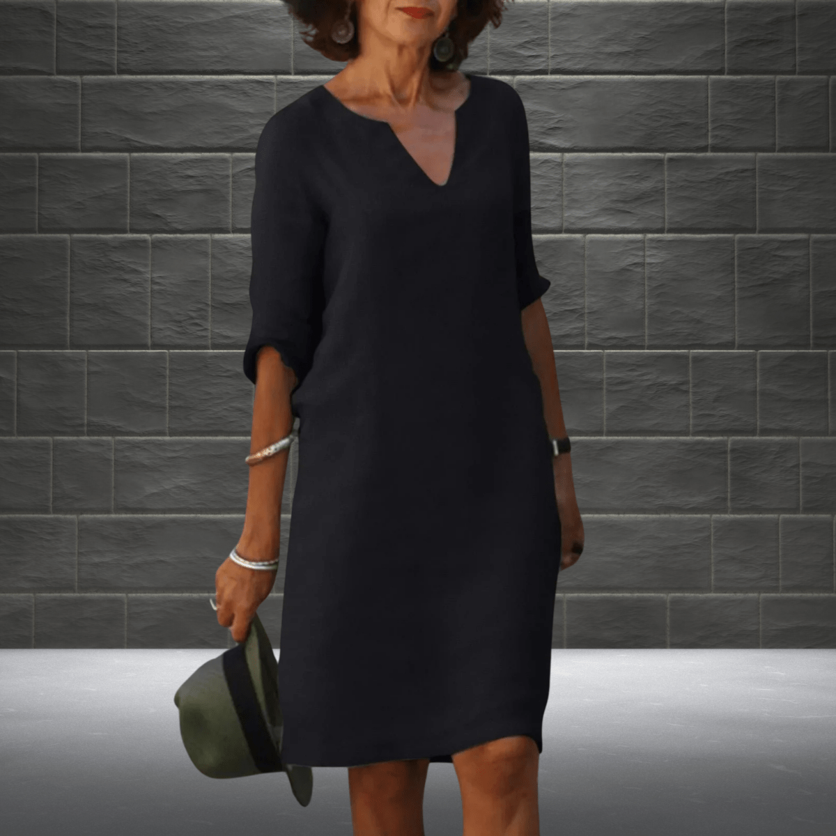 Sandra - Comfortabele Midi Zomerjurk