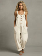 Molly - Dames Denim Jumpsuit