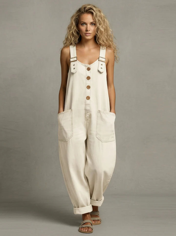 Molly - Dames Denim Jumpsuit