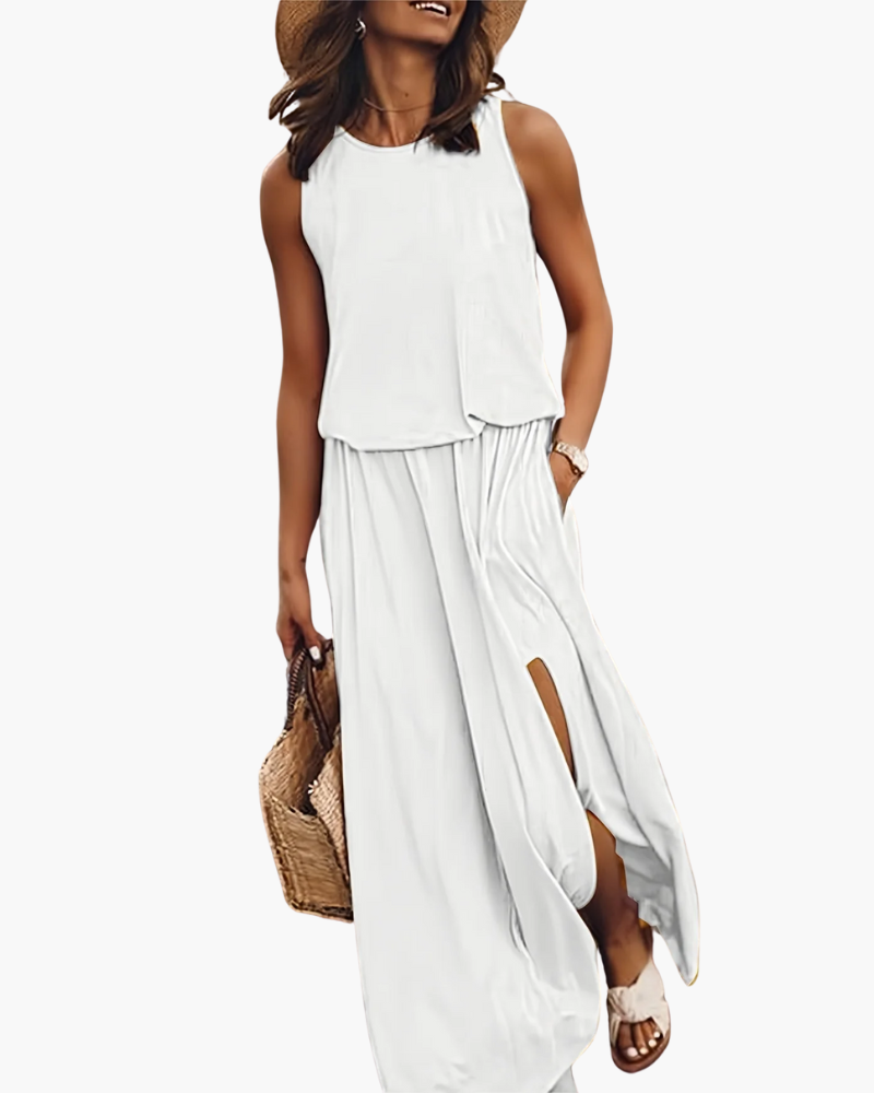Zomerse maxi-jurk voor dames | Chique