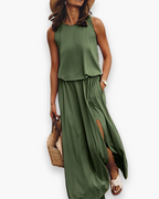 Zomerse maxi-jurk voor dames | Chique