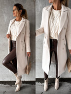 Martina - Lange jas dames elegant