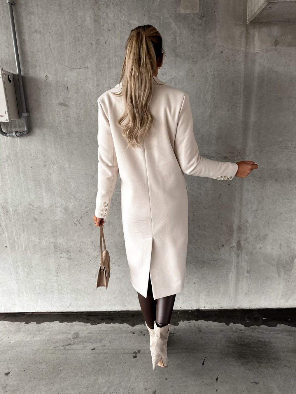 Martina - Lange jas dames elegant