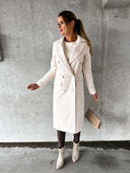 Martina - Lange jas dames elegant